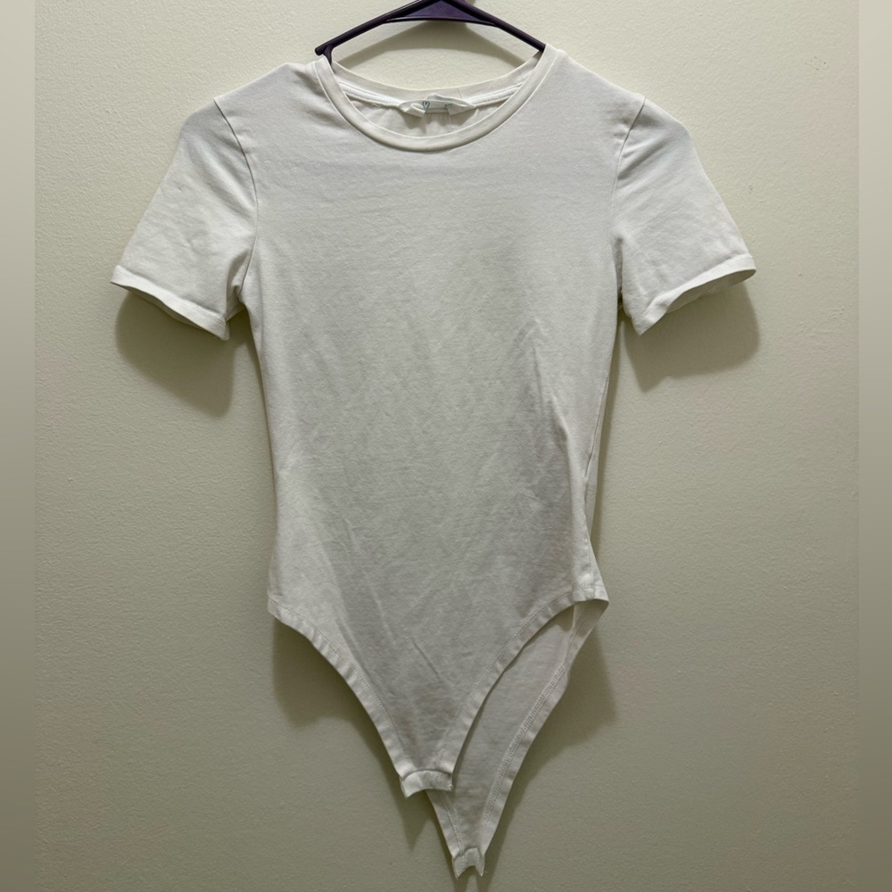 Primark White Short Sleeve Bodysuit